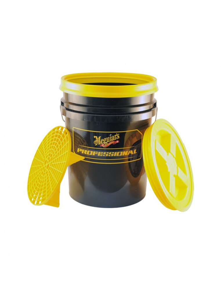 Meguiar's washing bucket with Grit Guard and lid