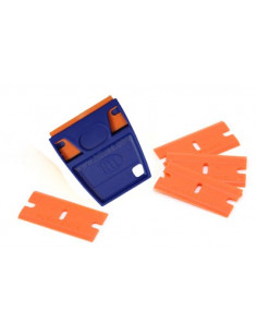 EZ-Grip plastic razor blades with holder 5 pcs.