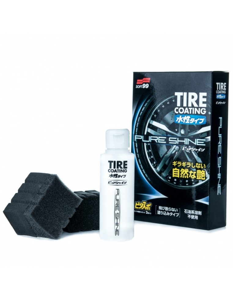 SOFT99 Water-Based Tire Coating PURE SHINE