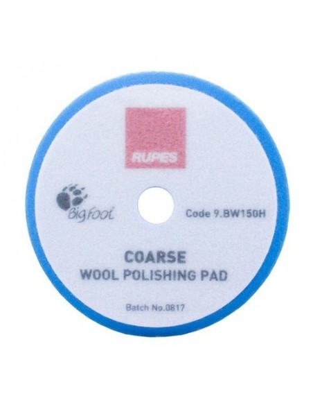 Rupes Blue Coarse Wool Polishing Pad 150mm aštrus vilnos poliravimo padas