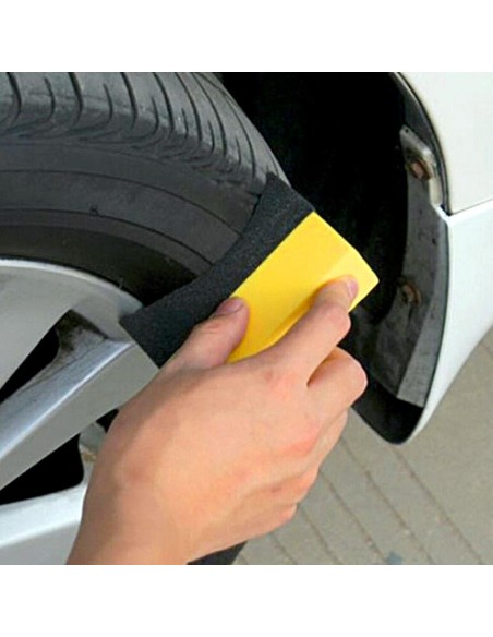 Luxus Black and Yellow Tyre Dressing Applicator