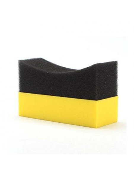 Luxus Black and Yellow Padangų juodinimo kempinėlė-aplikatorius