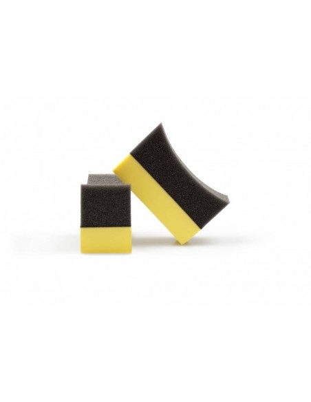 Luxus Black and Yellow Padangų juodinimo kempinėlė-aplikatorius