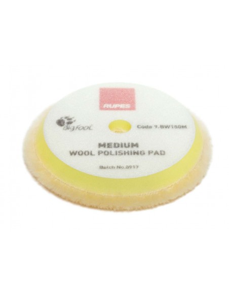 Rupes Yellow Medium Wool Polishing Pad 150mm
