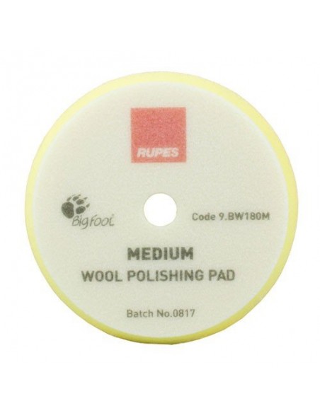 Rupes Yellow Medium Wool Polishing Pad 150mm