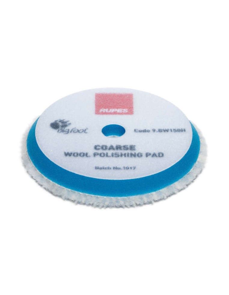 Rupes Blue Coarse Wool Polishing Pad 150mm aštrus vilnos poliravimo padas