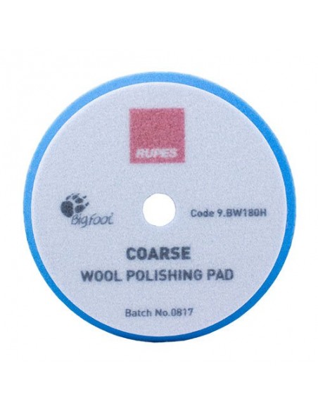 Rupes Blue Coarse Wool Polishing Pad 150mm aštrus vilnos poliravimo padas