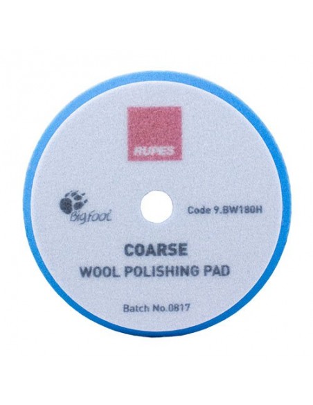 Rupes Blue Coarse Wool Polishing Pad 150mm