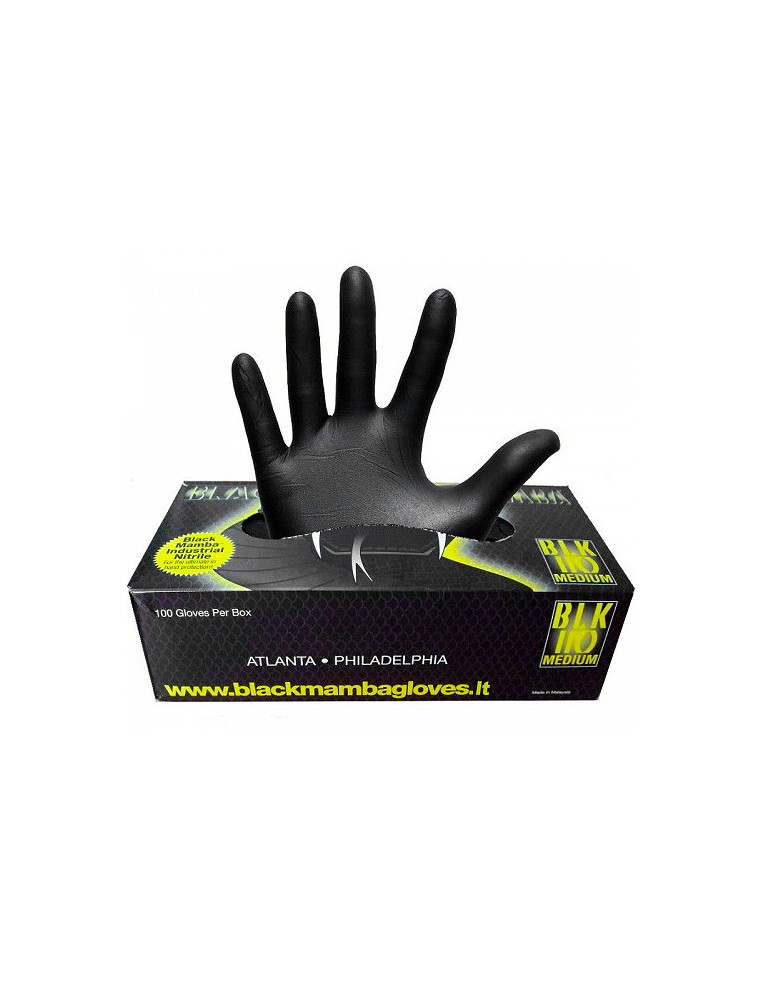 Black Mamba nitrile detailing/working gloves 100 pcs. (S XXL)