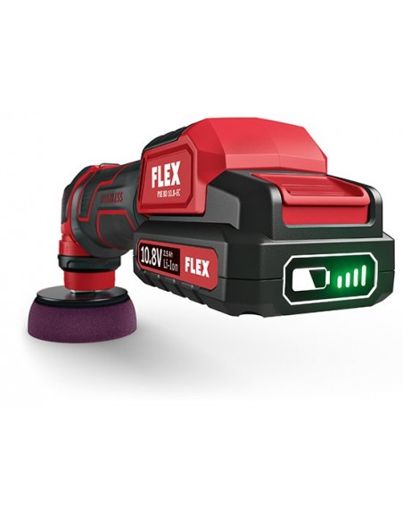 Flex PXE 80 10.8-EC / 2.5 Mini battery powered polisher set