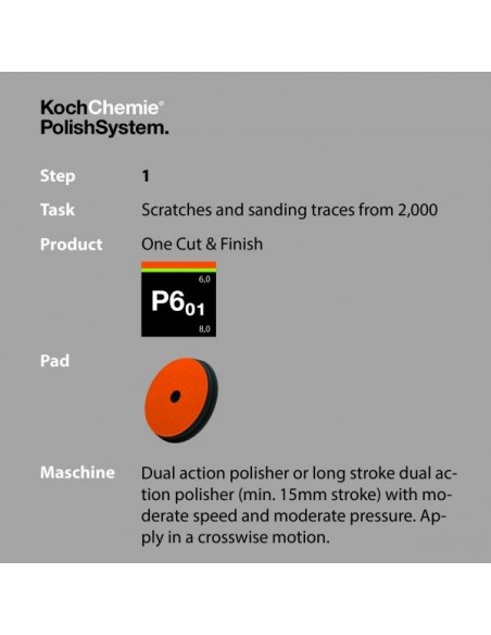 Koch Chemie P6.01 One Cut & Finish