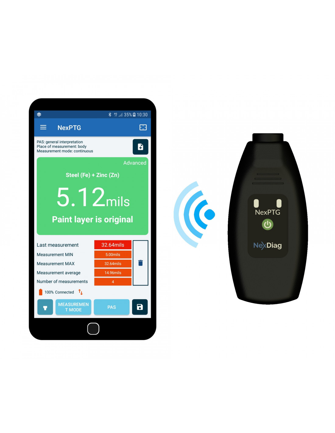 NexPTG Advanced Paint Depth Gauge