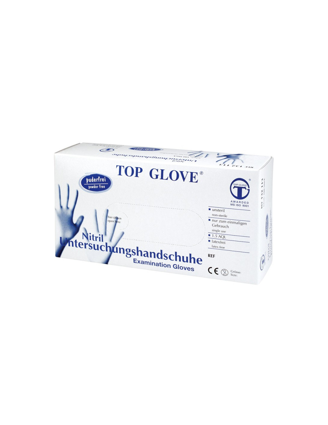 Top Glove nitrile gloves 100 pcs Size M