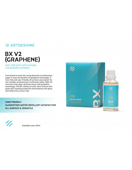 Artdeshine Graphene Beading Express (BX) Coating