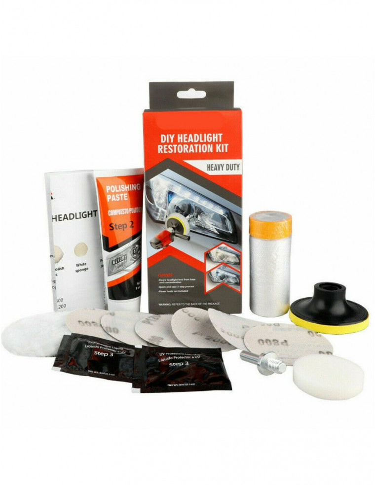 VISBELLA Headlight Restoration Kit