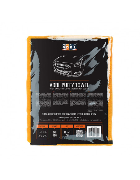 ADBL Puffy Towel mikropluošto šluostė