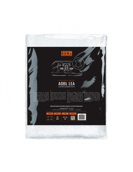 ADBL LEA leather cleaning cloth