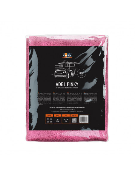 ADBL Pinky microfiber cloths 10 pcs.