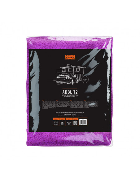 ADBL T2 set of 10 microfiber towels