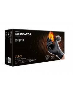 MERCATOR Gogrip Black nitrile gloves