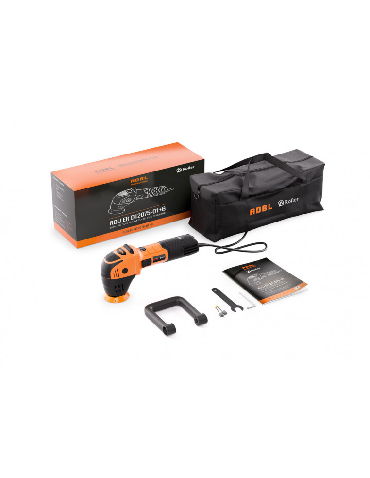 ADBL Roller D12075-01+ Bag poliravimo mašinėlė su krepšiu