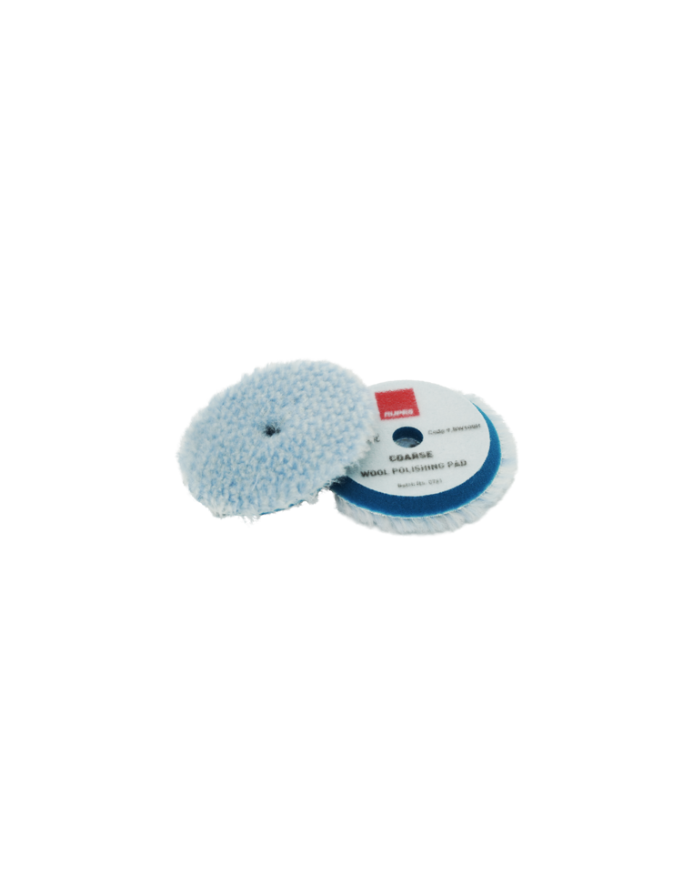 Rupes Blue Coarse Wool Polishing Pad 80mm 9.BW100H