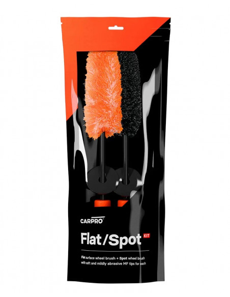 CARPRO Flat/Spot Wheel Brush Kit ratlankių plovimo šepečių rinkinys