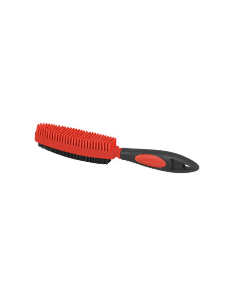 Rubber double-sided handbrush