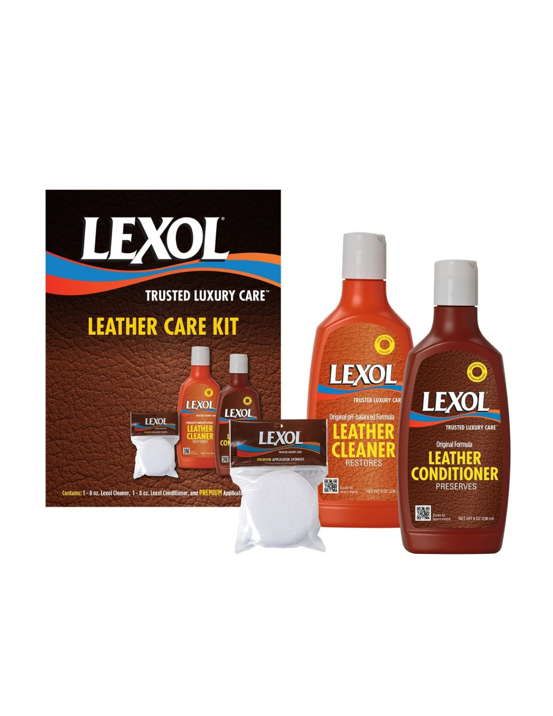 Lexol leather care kit 236 ml